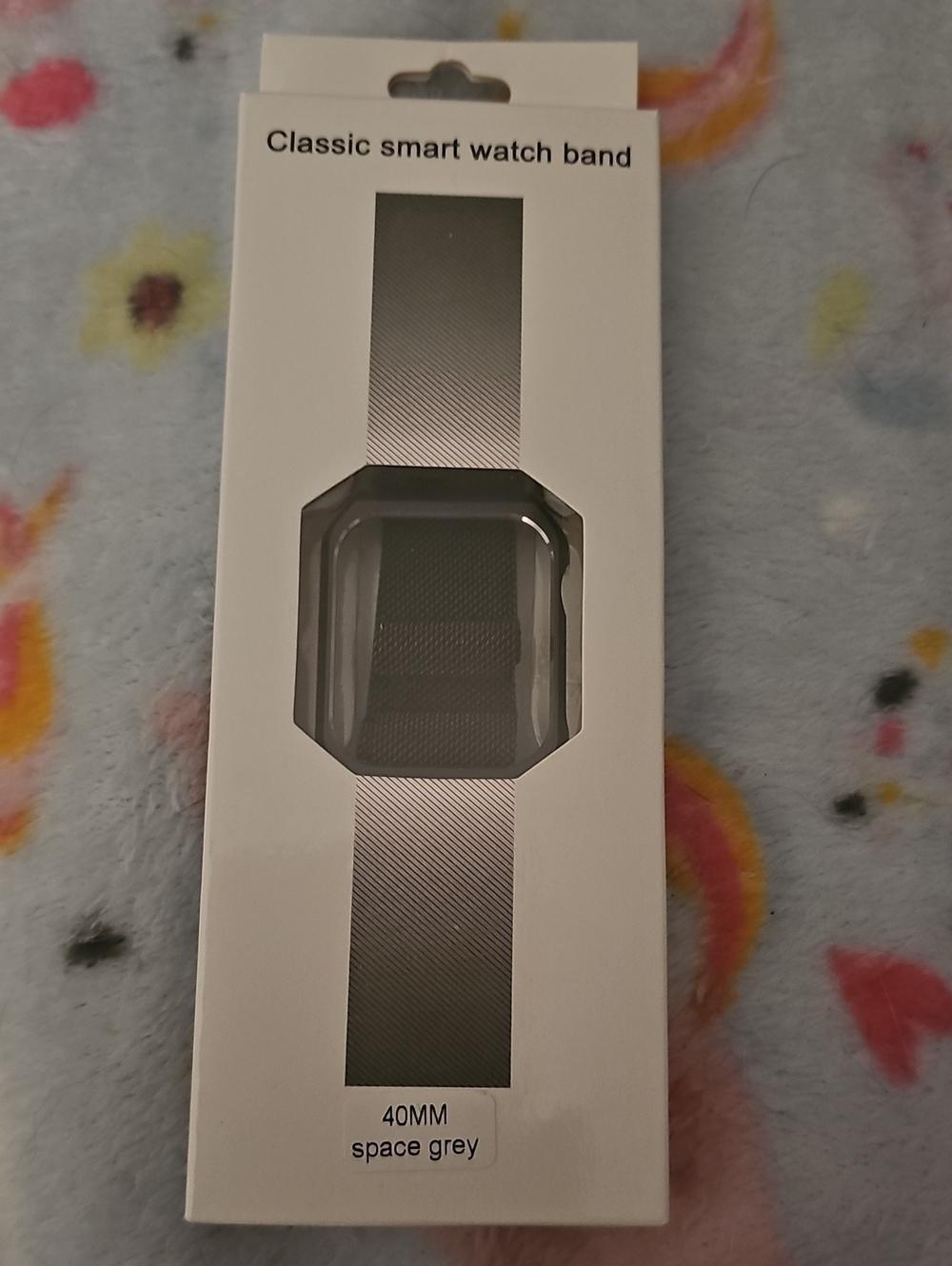 Classic Space Grey Smart Watch Band - 40MM